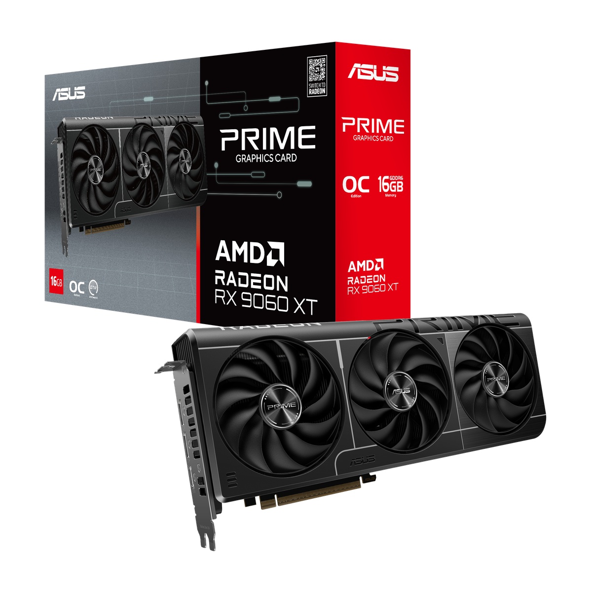 Bild von ASUS Prime Radeon RX 9060 XT OC 16GB Grafikkarte
