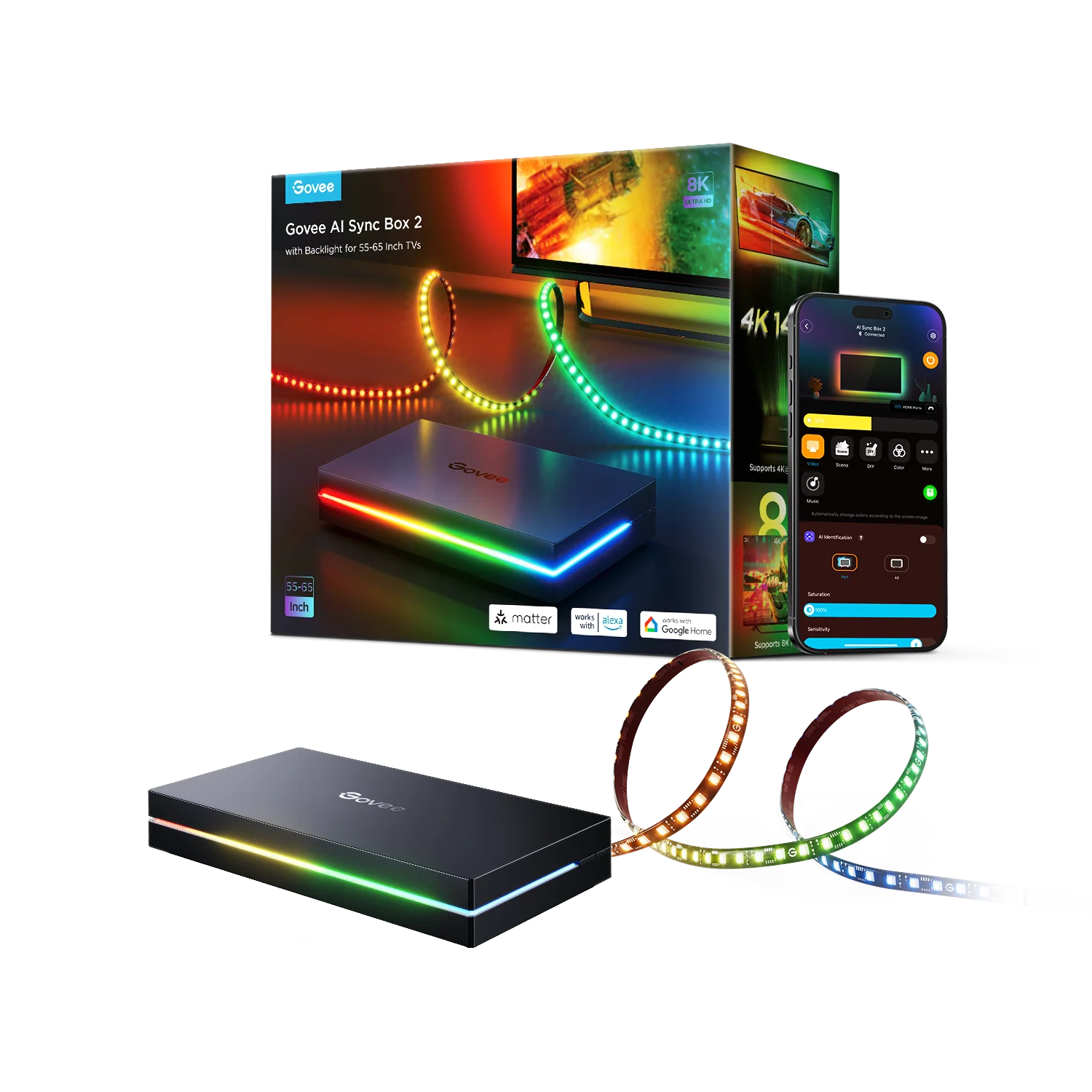 Bild von Govee AI Sync Box Kit 55-65 B-Ware