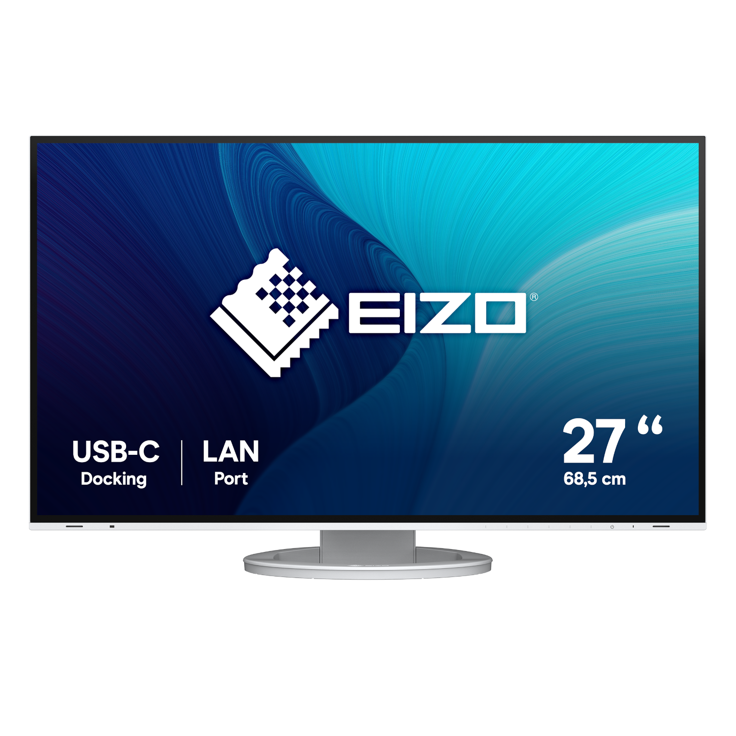 Bild von Eizo FlexScan EV2795-WT Office Monitor - IPS-Panel, HDMI, VGA