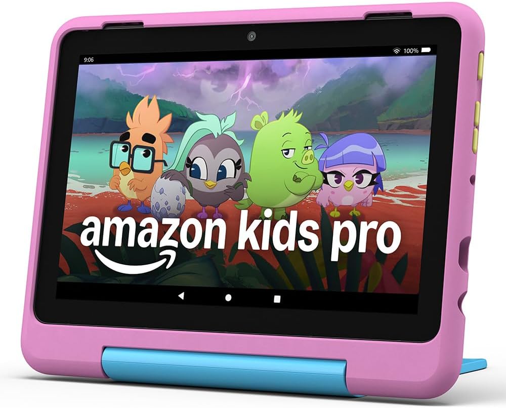 Bild von Amazon Fire HD 8 Kids Pro-Tablet (2024), Löwen-Design