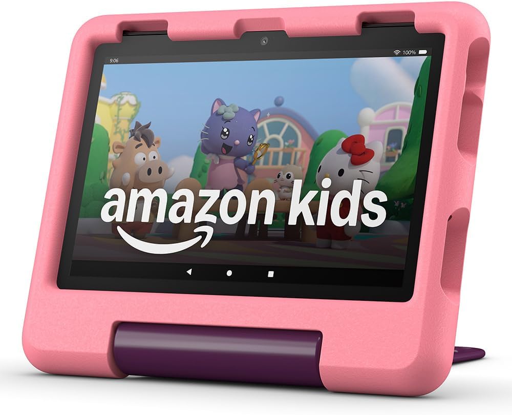 Bild von Amazon Fire HD 8 Kids-Tablet (2024), Disney-Prinzessinnen-Design