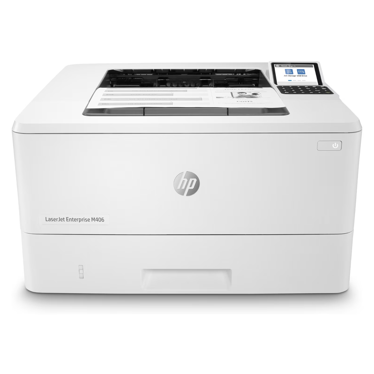 Bild von PRI. HP Color LaserJet Enterprise M406dn B-Ware