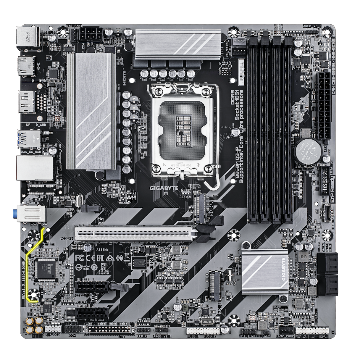 Bild von GIGABYTE B860M D3HP Mainboard