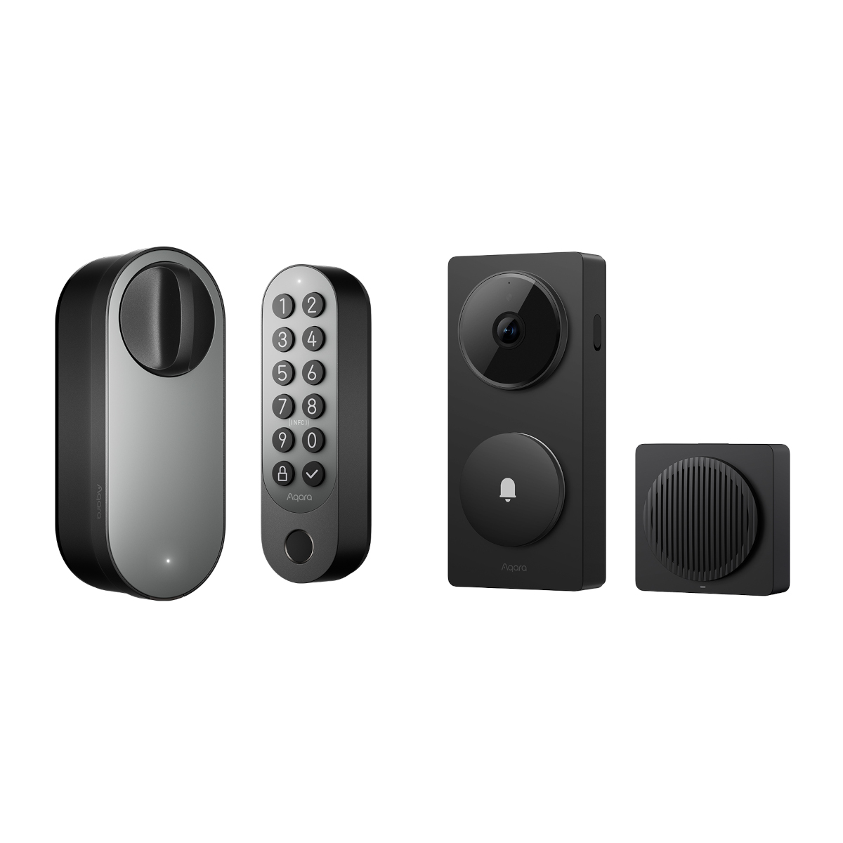 Bild von Aqara Smart Lock U200 + G410 schwarz