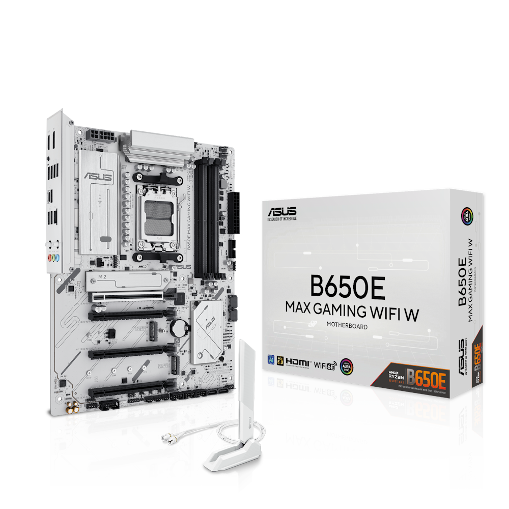 Bild von ASUS B650E Max Gaming WIFI W Mainboard Sockel AM5