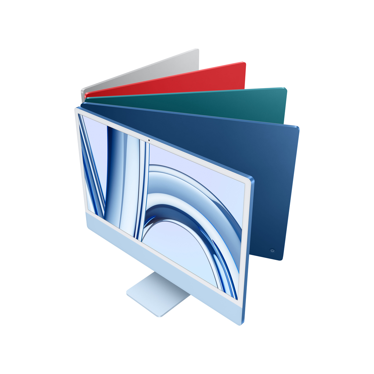 Bild von Apple iMac MQRC3D/A Blau - 61cm(24‘‘) M3 8-Core Chip, 8-Core GPU, 8GB Ram, 256GB SSD