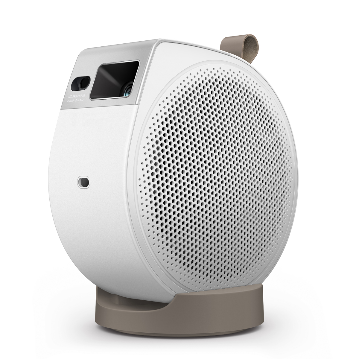 Bild von BenQ GV32 Tragbarer Full HD Beamer mit 360° Projektion, Smart TV