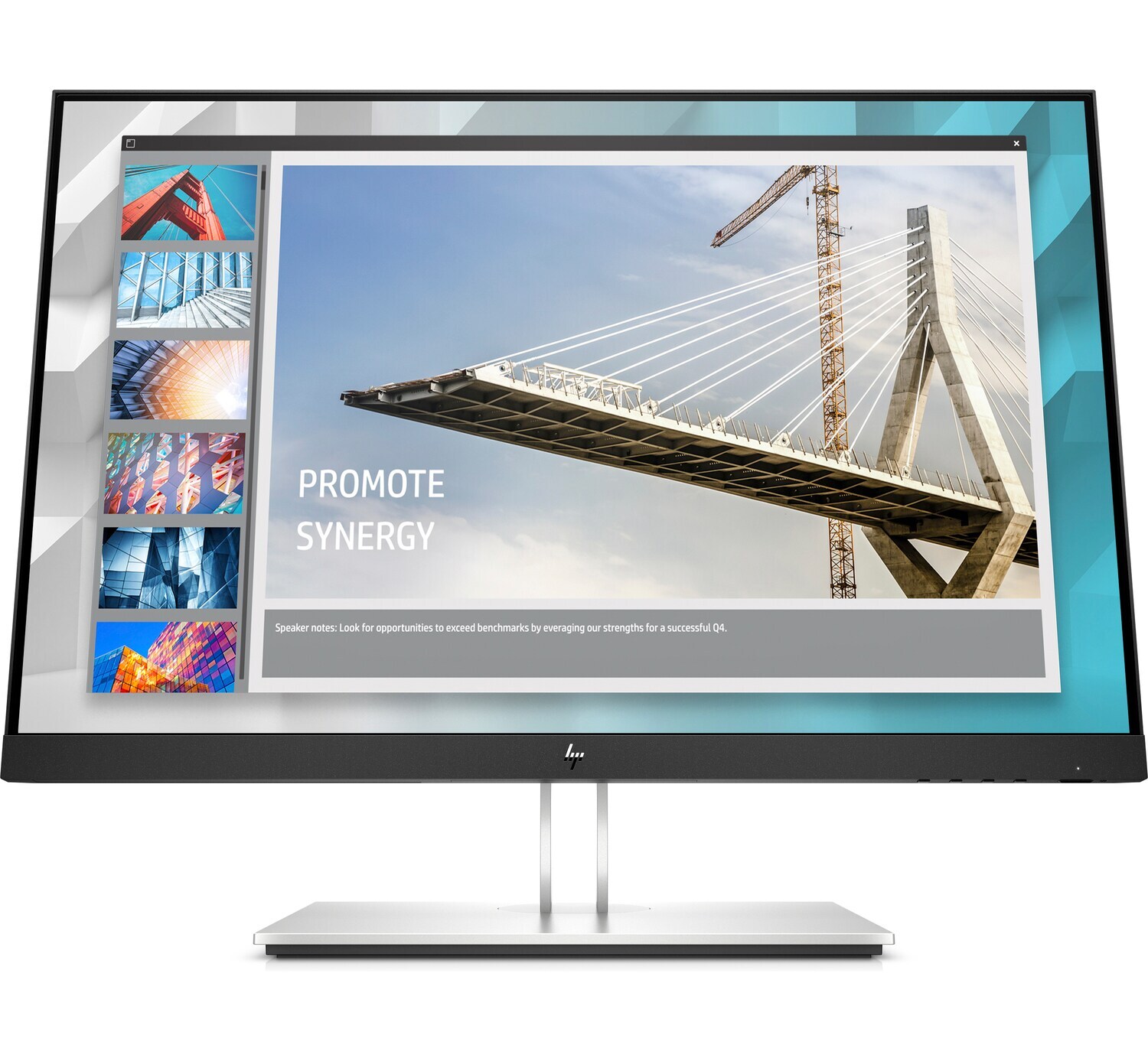 Bild von HP E24i G4 Office Monitor - IPS, Höhenverstellung