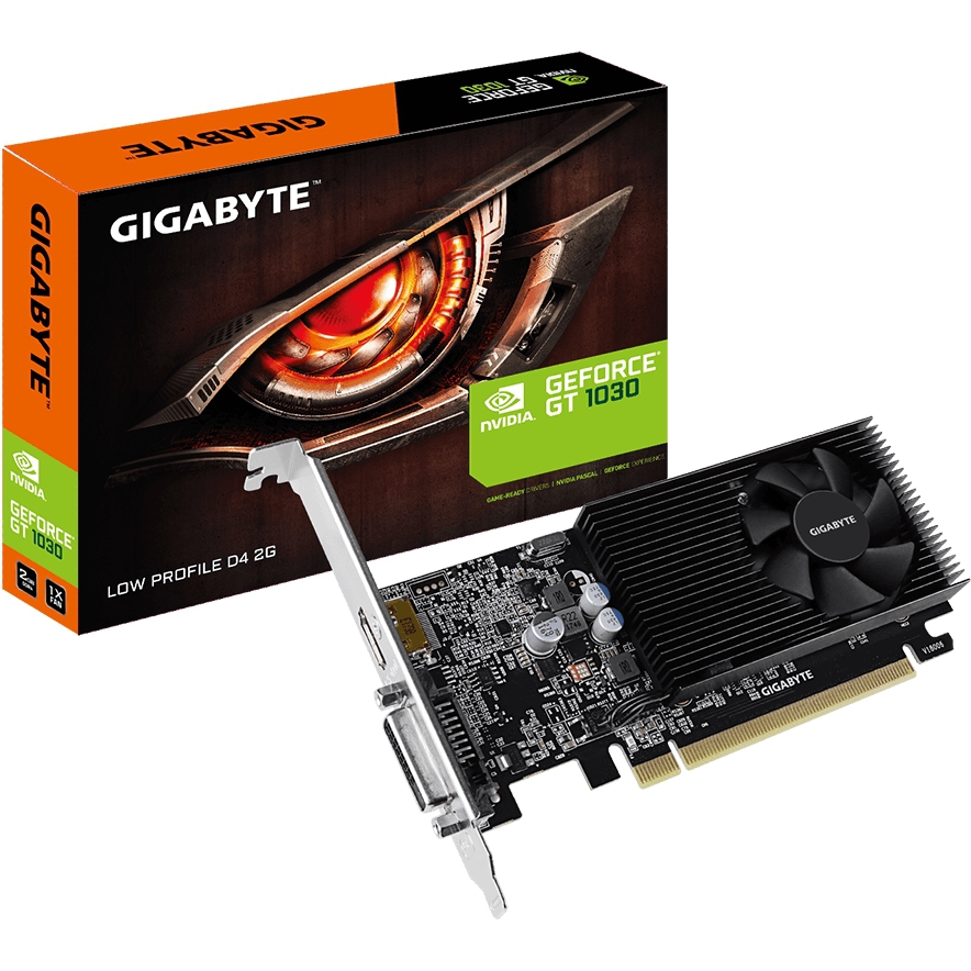 Bild von Gigabyte GeForce GT 1030 Low Profile D4 2G 2GB DDR4 Grafikkarte