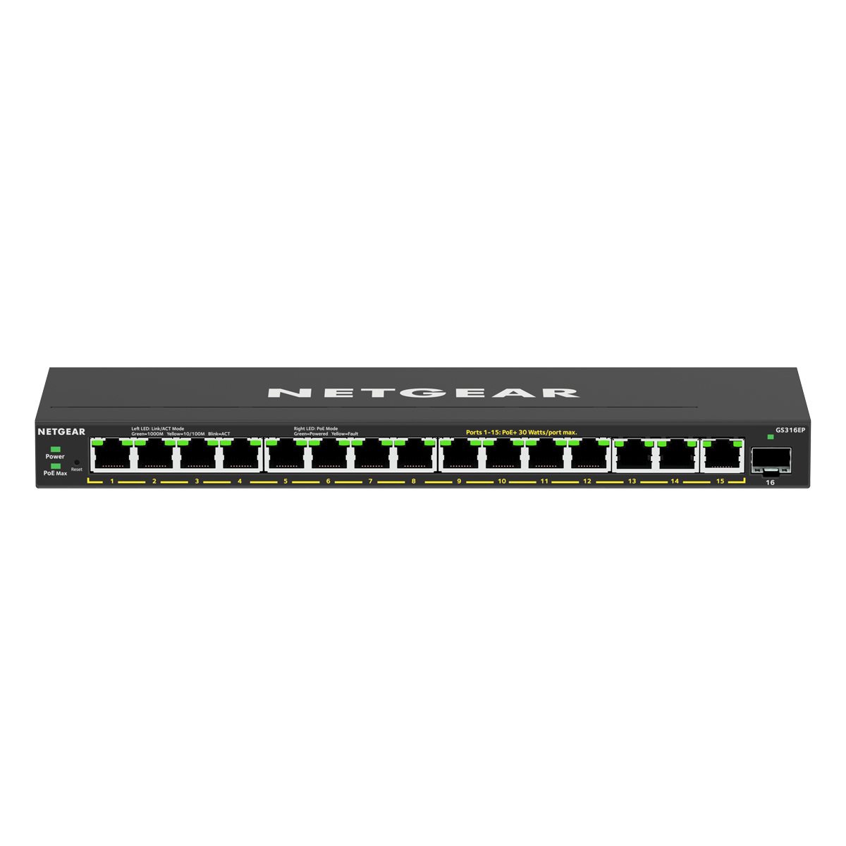 Bild von NETGEAR GS316EP SOHO Plus Switch