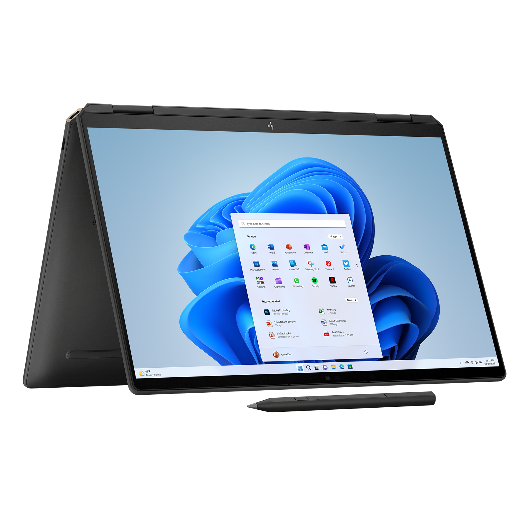 Bild von HP Spectre x360 14-eu0173ng inkl. USB-C Hub & Pen 14" 2.8k OLED Touch 120Hz, Intel Ultra 7-155H, 16GB RAM, 512GB SSD, Windows 11