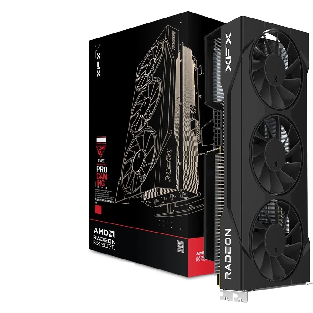 Bild von XFX Swift Radeon RX 9070 GRE Triple Fan Grafikkarte
