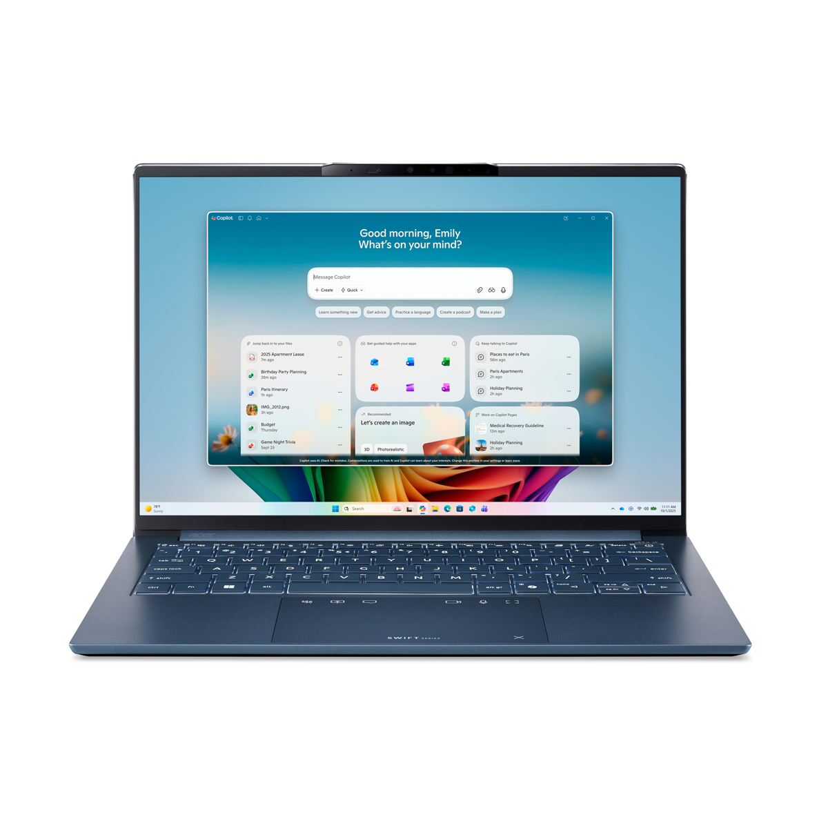 Bild von Acer Swift Go 14 AI OLED (SFG14-I71-75DR) Copilot+ PC