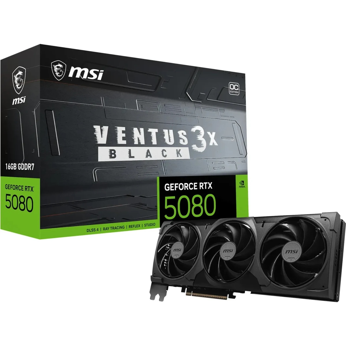 Bild von MSI GeForce RTX 5080 16G Ventus 3X OC Black