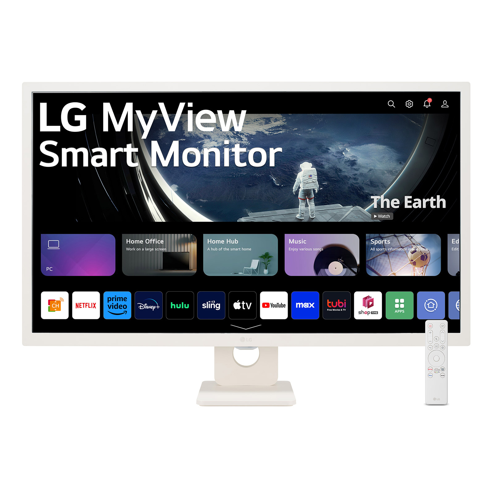 Bild von LG 32SR50F-W Smart Monitor - IPS-Panel, Lautsprecher, HDMI