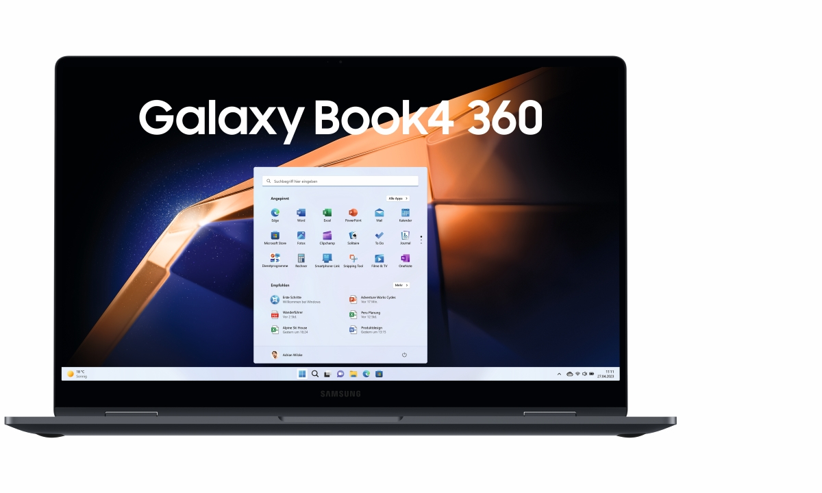 Bild von SAMSUNG Galaxy Book4 360 - 15,6 Zoll Intel Core 5-120U 16 GB 256 GB W11H Moonstone Grey