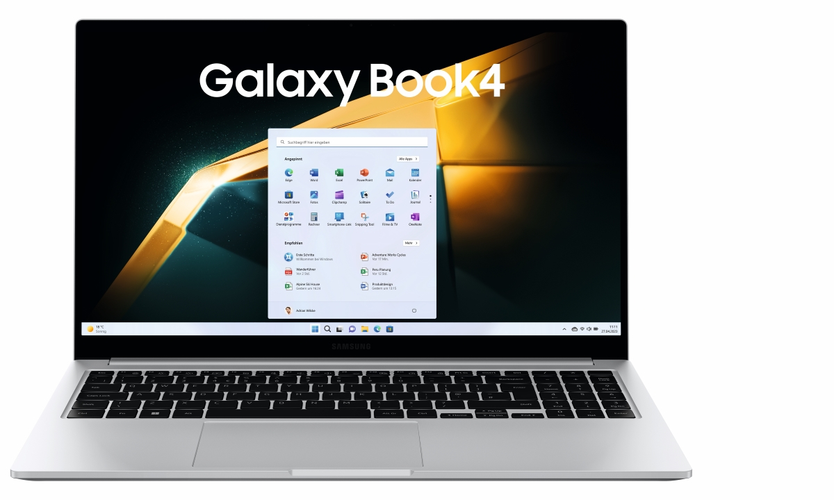 Bild von SAMSUNG Galaxy Book4 - 15,6 Zoll Intel Core 5-120U 16 GB 512 GB W11H Platinum Silver