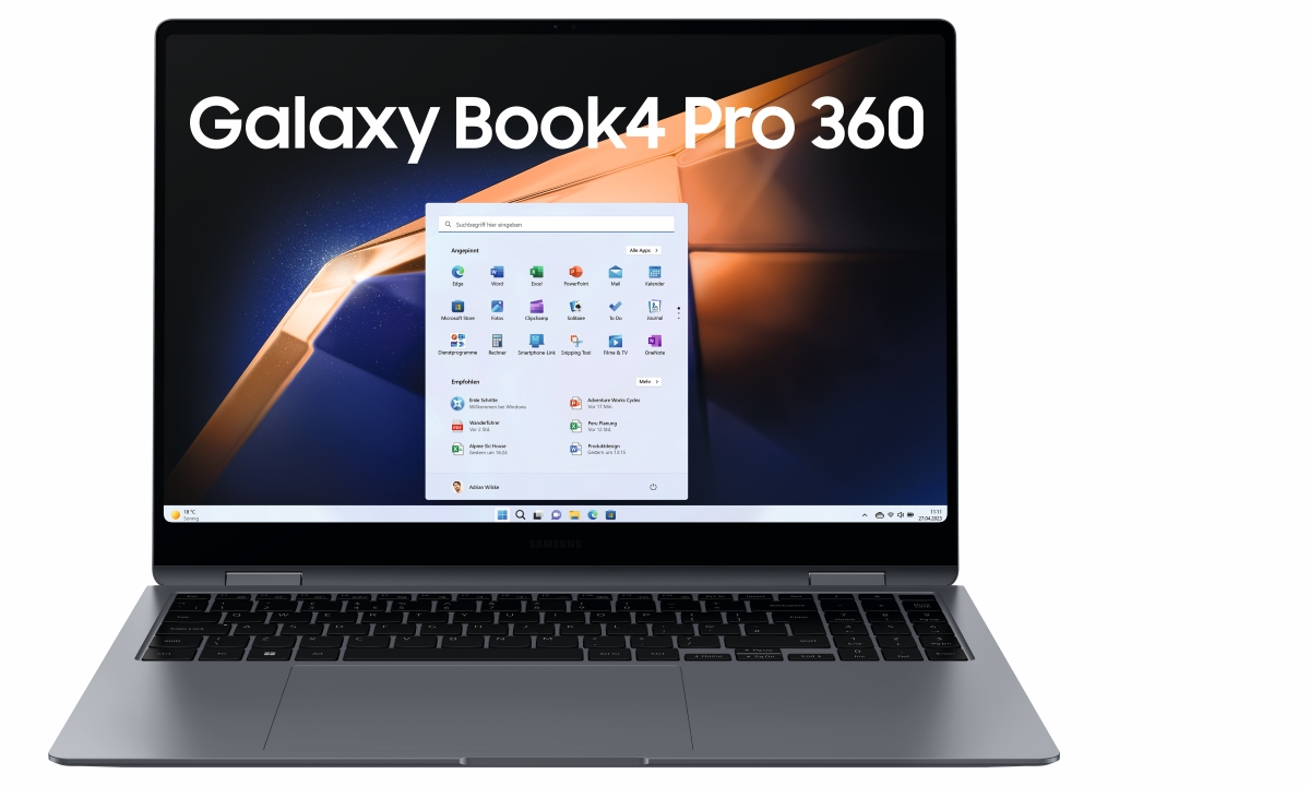 Bild von SAMSUNG Galaxy Book4 Pro 360 - 16 Zoll Intel Core Ultra 7-155H 16 GB 1000GB W11H Moonstone Gray