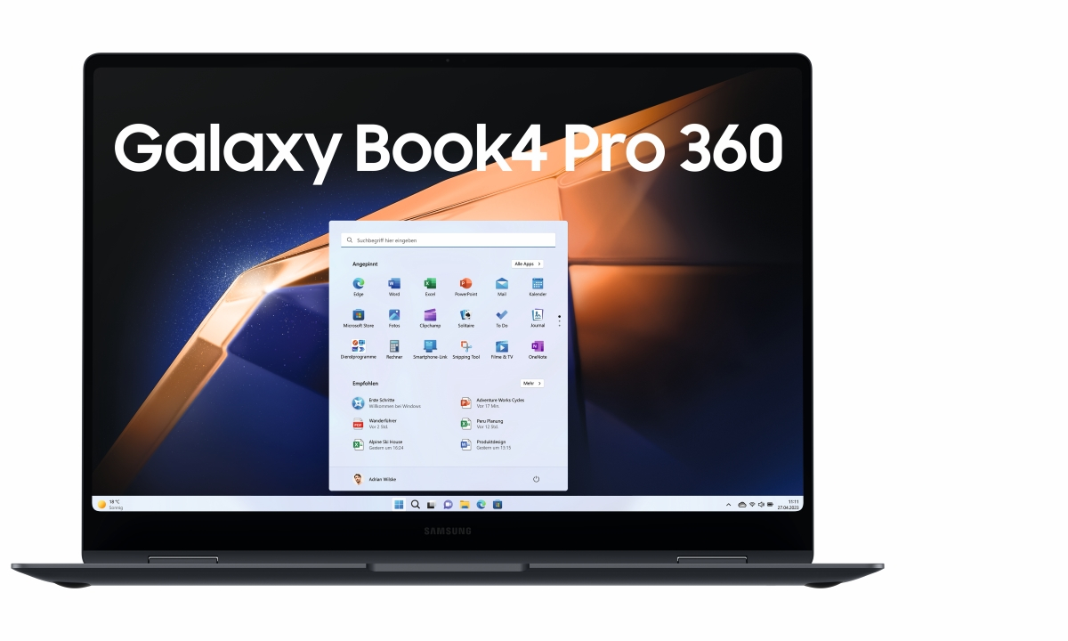 Bild von SAMSUNG Galaxy Book4 Pro 360 - 16 Zoll Intel Core Ultra 7-155H 16 GB 1000GB W11H Moonstone Gray