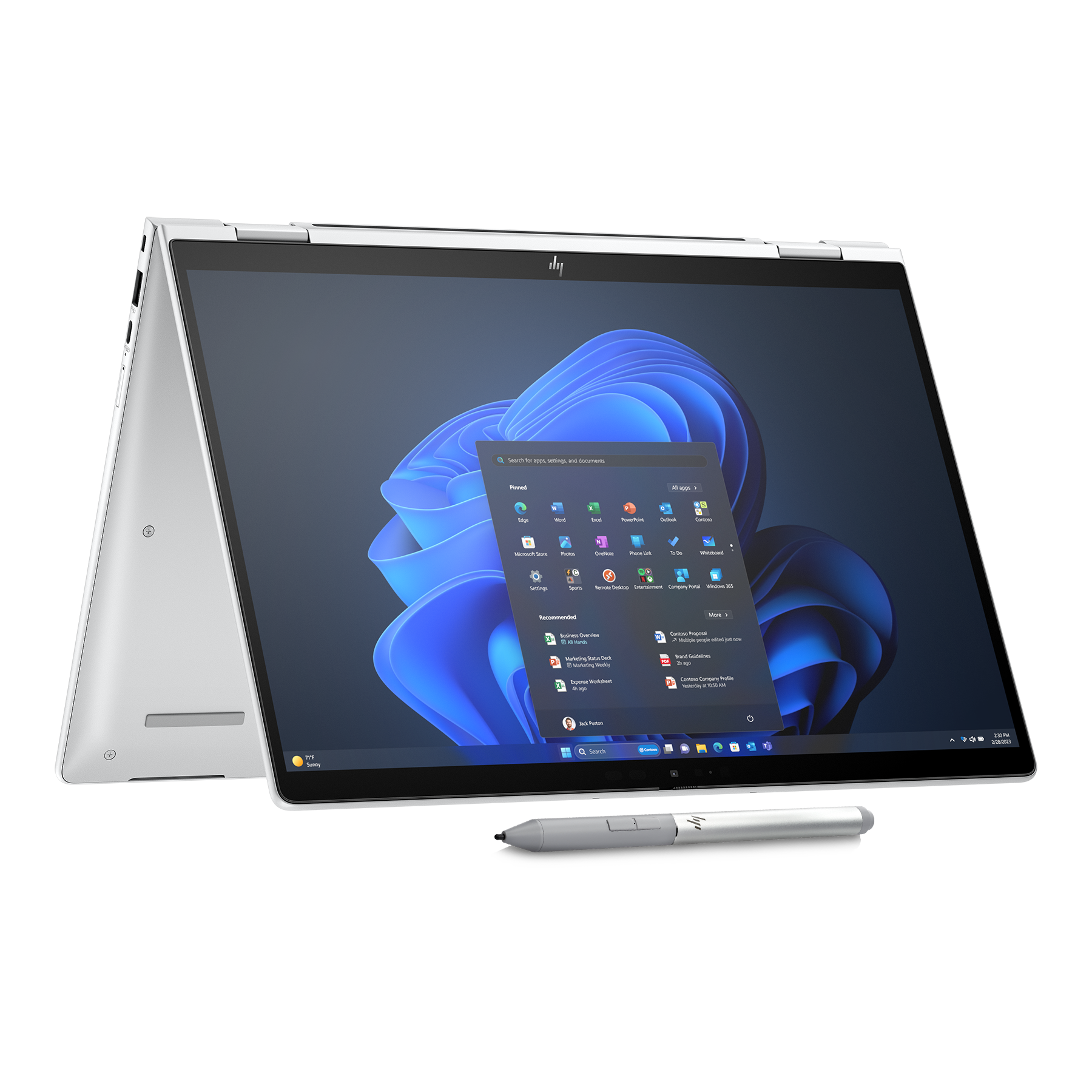 Bild von HP Elite x360 1040 G11 928K6ES inkl. Pen 14" WUXGA IPS 400 Nits, Intel Core Ultra 7 155H, 32GB RAM, 1TB SSD, LTE, Windows 11 Pro