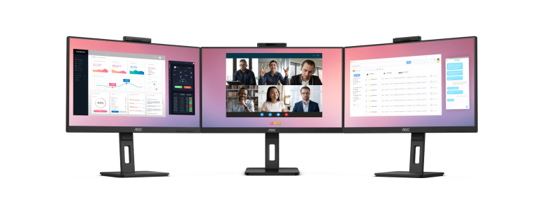 AOC Q27P3QW QHD Monitor - Höhenverstellung, Pivot, Webcam, USB_13