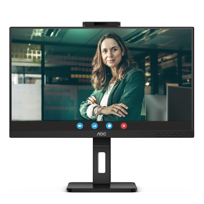AOC Q27P3QW QHD Monitor - Höhenverstellung, Pivot, Webcam, USB_1
