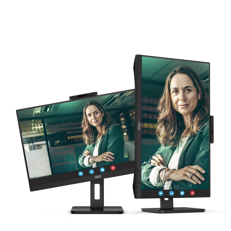 AOC Q27P3QW QHD Monitor - Höhenverstellung, Pivot, Webcam, USB_14