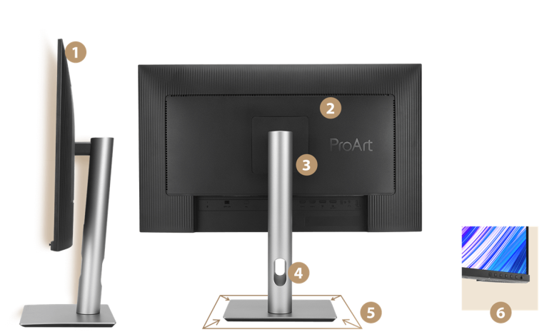 ASUS ProArt PA279CRV Business Monitor - IPS, UHD, Pivot, USB-C_6