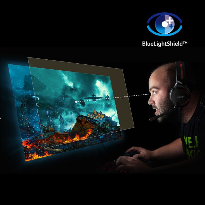 Acer Nitro XV2 Bild - Die Sicherheit der Augen geht vor