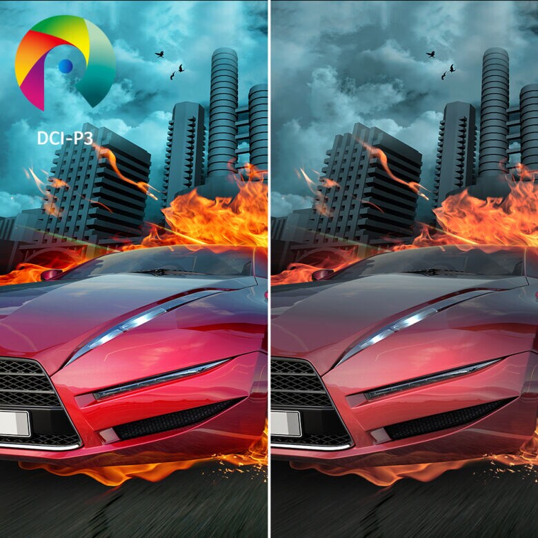 Acer Nitro XV2 Bild - Optimierte Farben