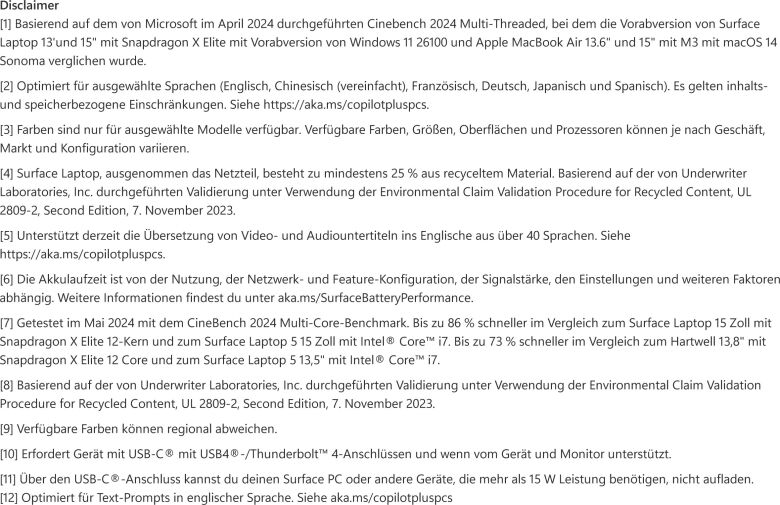 Microsoft Surface Laptop Copilot+ PC 15 Zoll - 16GB - 256GB_10