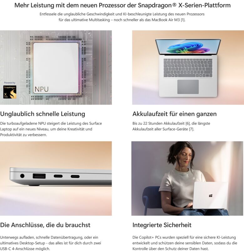 Microsoft Surface Laptop Copilot+ PC 15 Zoll - 16GB - 512GB_7