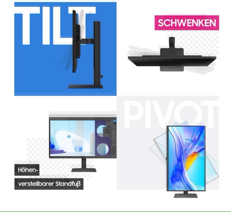 Samsung S27D800UAU Office Monitor - UHD, Ergonomie, USB-C_7