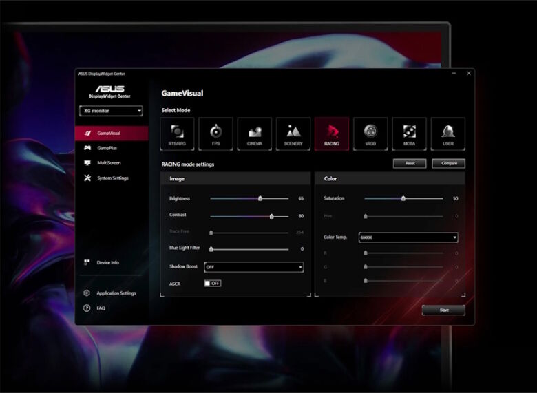 ASUS ROG Strix XG32WCS 32 Zoll Curved, WQHD, 180Hz, 1ms, ELMB Sync_9