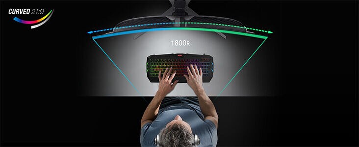 Predator X34 X5 - 1800R Monitor Kr&uuml;mmung