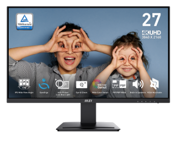 MSI PRO MP273UDE Office Monitor - 4K UHD IPS Panel