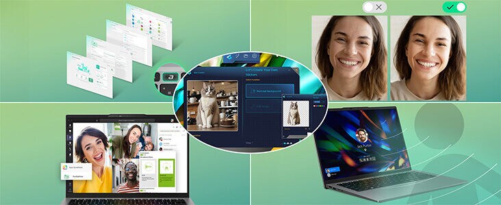Acer Swift Go 16 AI OLED Bild - Intelligente KI – Einfach, clever und nahtlos integriert