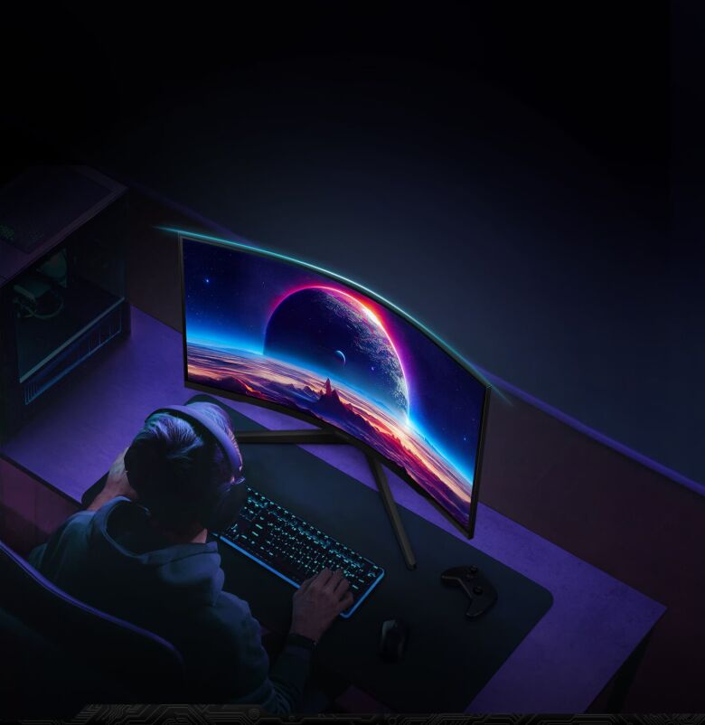 Samsung S32CG554EU Gaming Monitor - Curved, WQHD, 165Hz, 1ms_3