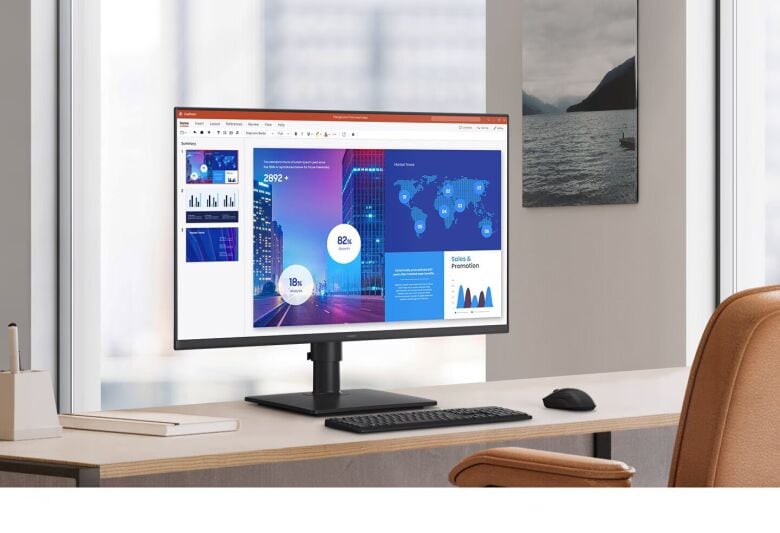 Samsung S24D406GAU Office Monitor - FHD, 100Hz, Höhenverstellung_1