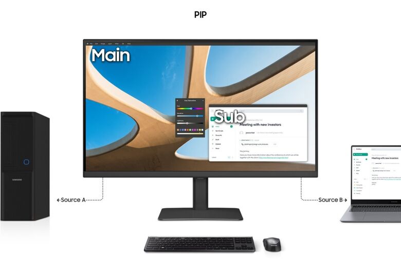 Samsung S37D804UAU Office Monitor - UHD, Höhenverstellung, USB-C_7