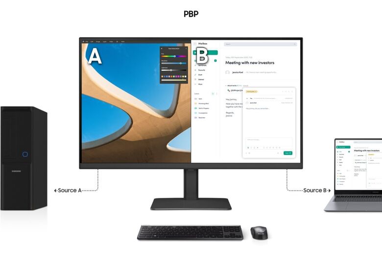 Samsung S37D804UAU Office Monitor - UHD, Höhenverstellung, USB-C_6