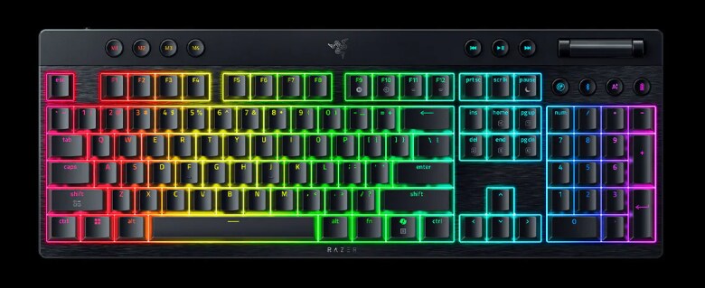 Razer Blackwidow V4 Low Profile Orange Switches_11