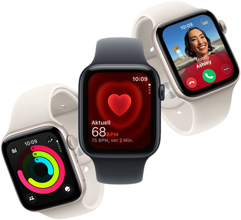 Apple Watch SE 3 40mm Polarstern Aluminium Gehäuse_2