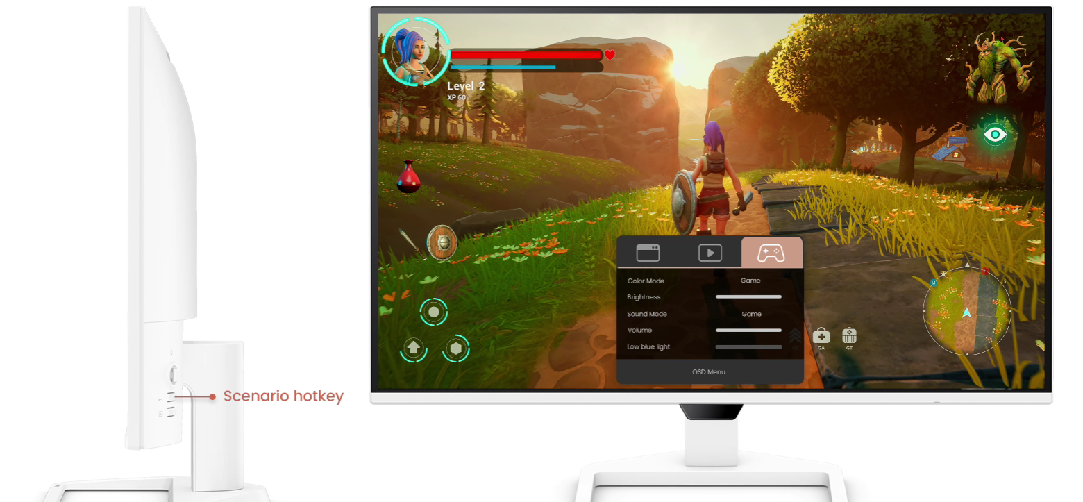 BenQ EW270Q Entertainment Monitor 68,58cm (27 Zoll) weiß_5