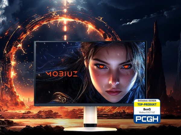 BenQ EX271UZ Gaming Monitor 67,3 cm (26,5 Zoll) schwarz/weiß_1