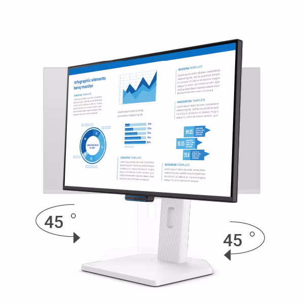 BenQ GW2790TC Office Monitor 68,58 cm (27 Zoll) schwarz/weiß_23