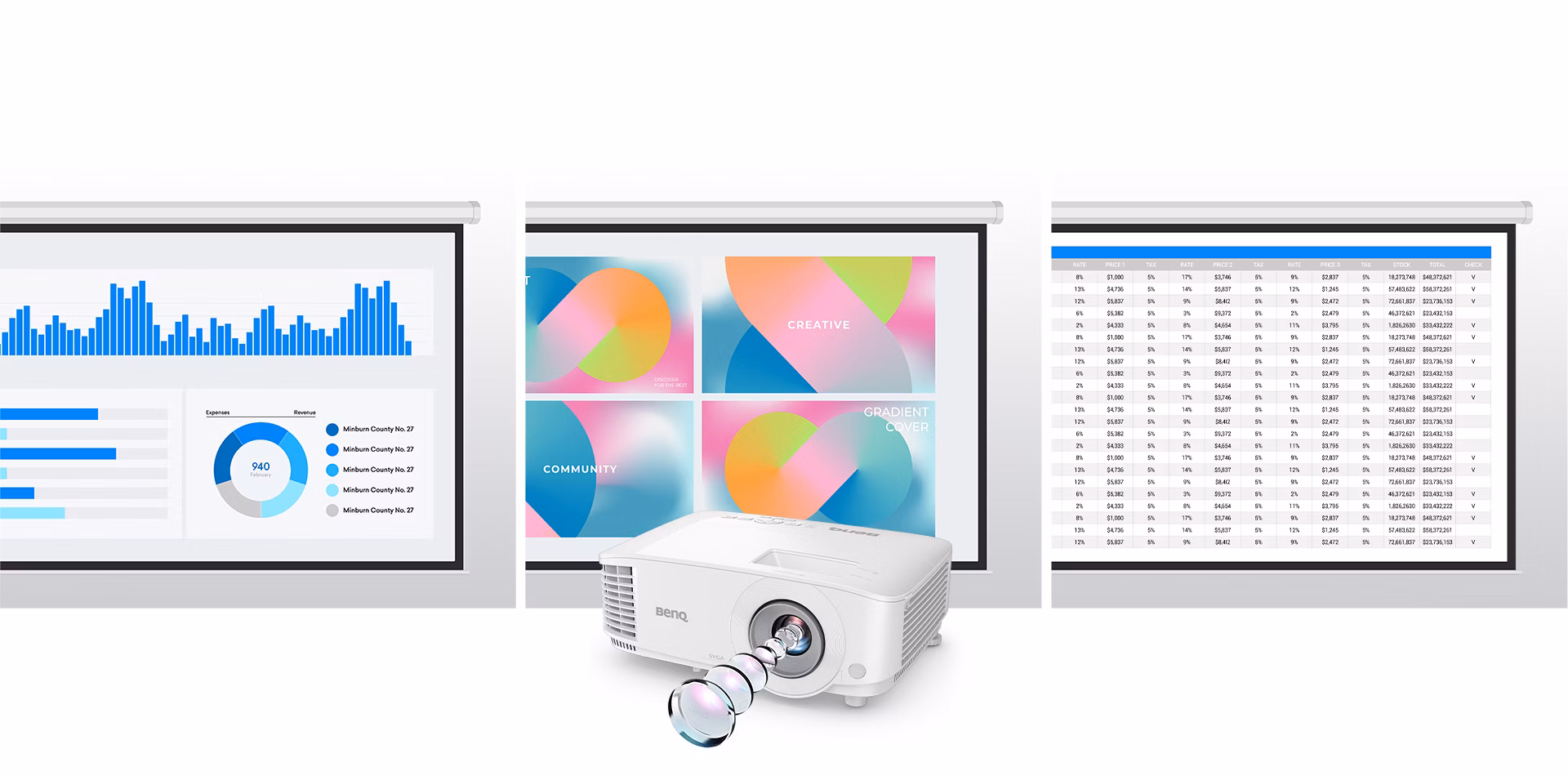 BenQ MH560 Business Beamer mit 3800 ANSI Lumen, 20000:1 Kontrast_7