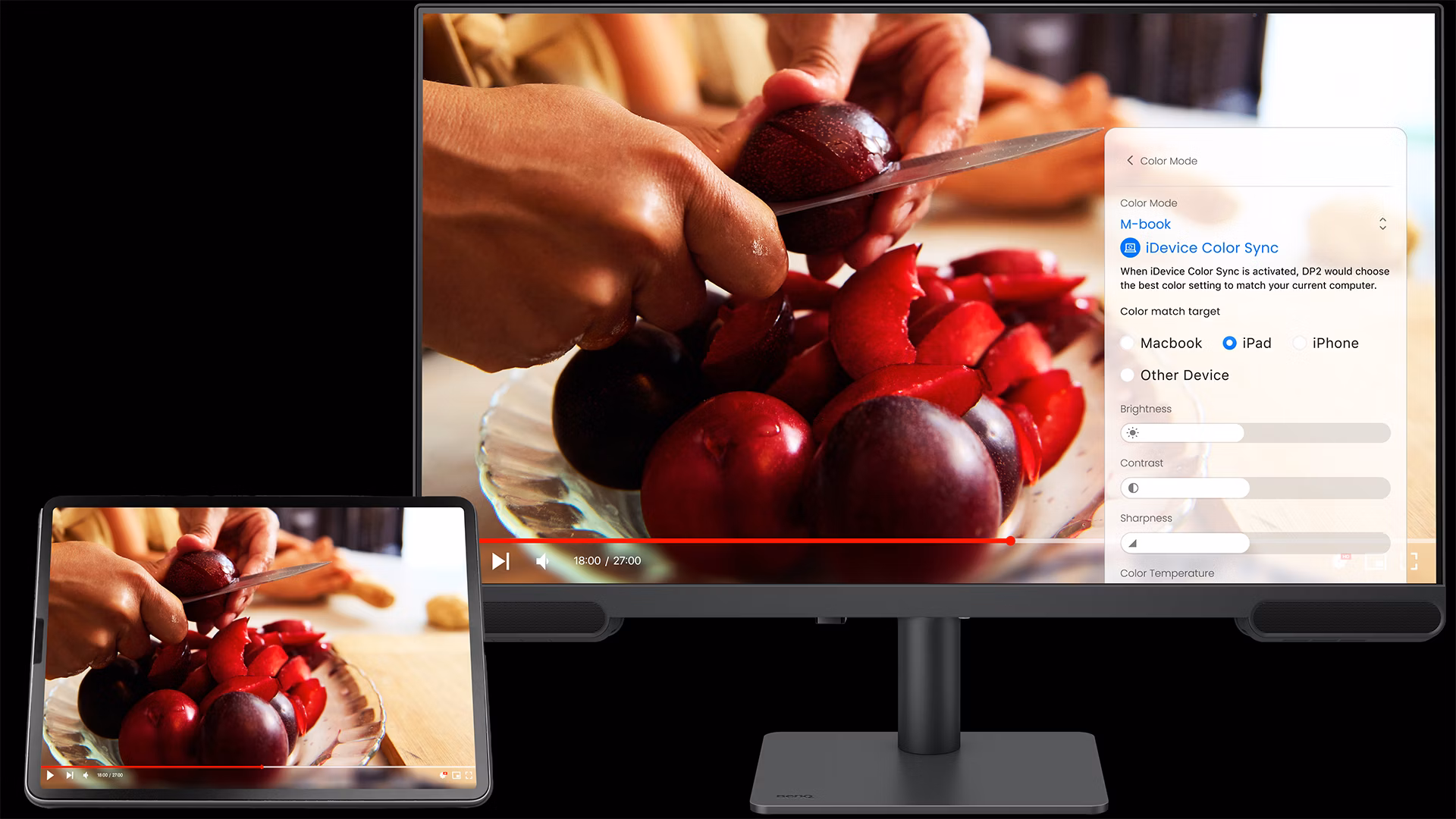 BenQ PV3200U Video Monitor 81,28cm (32 Zoll) grau/silber_4