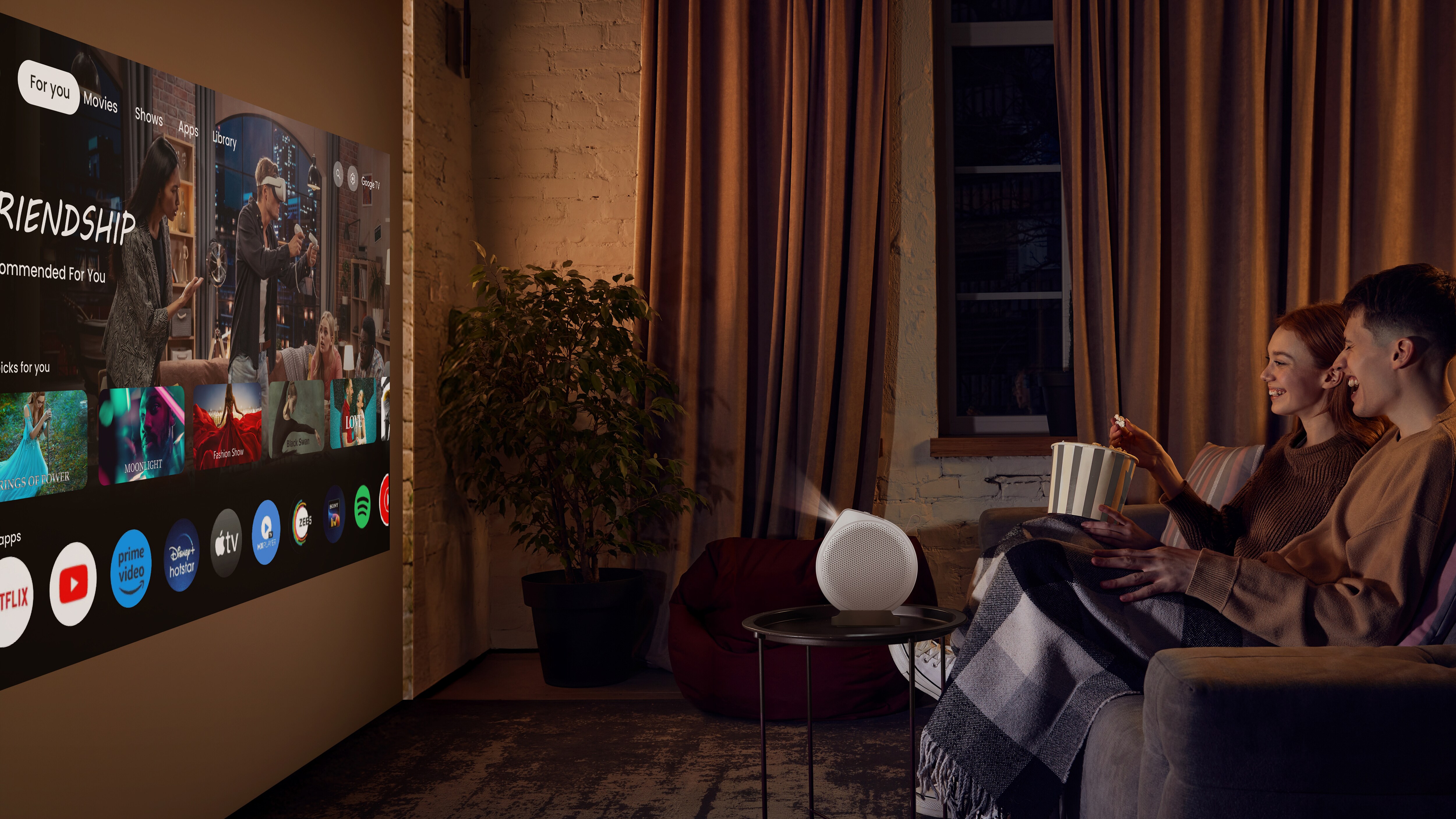 BenQ GV32 Tragbarer Full HD Beamer mit 360° Projektion und Smart_6