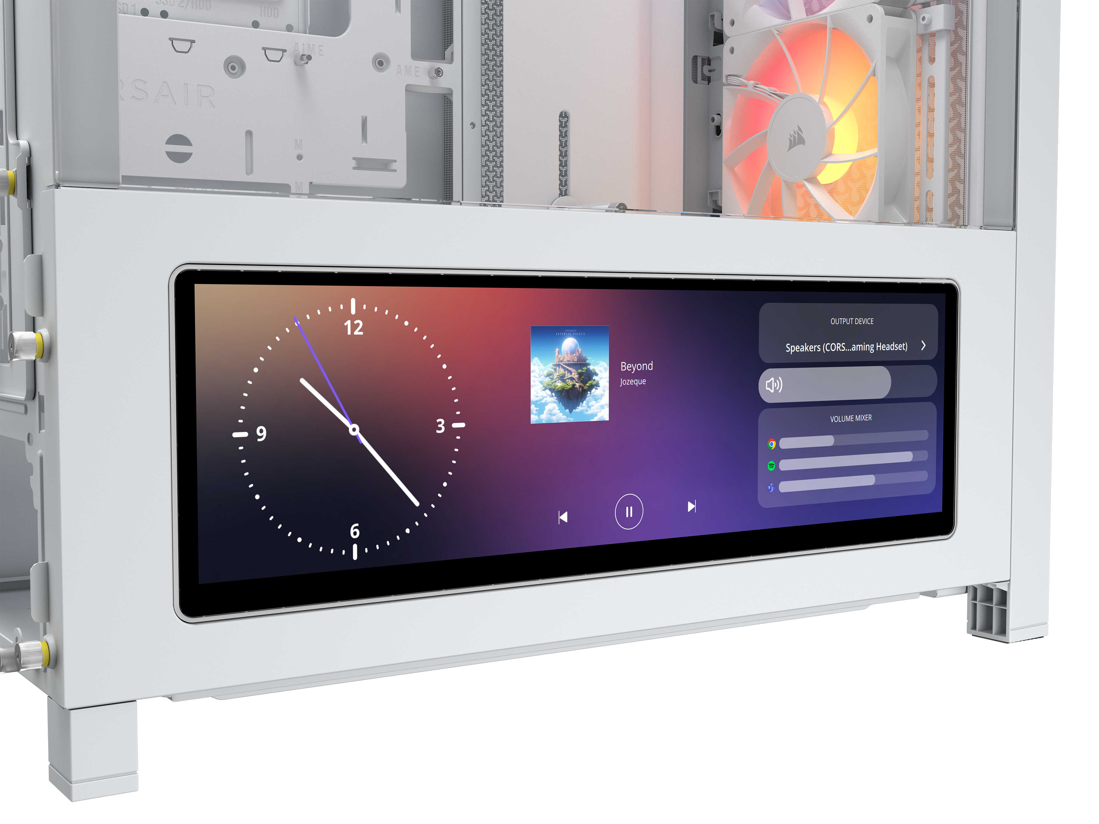 CORSAIR FRAME 4000D LCD RS ARGB White | PC-Gehäuse_3
